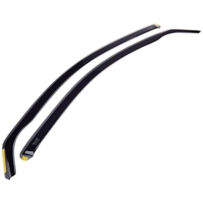Afbeelding van Mercedes CL203 C klasse 3 DEURS model zijwindschermen tbv 2000 2006 donker getint pasvorm merk Team Heko voordeuren L+R