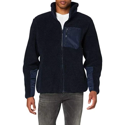 Afbeelding van Urban Classics Fleecejas, Heren, Maat: Large, Midnightnavy