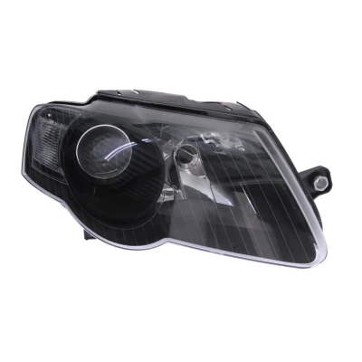 Afbeelding van ABAKUS 441 11A7R LDEM2 Koplampen rechts H7/H7, W5W met regelmotor voor LWR, Behuizing zwart binnengedeelte PX26d VOLKSWAGEN: Passat B6 Variant