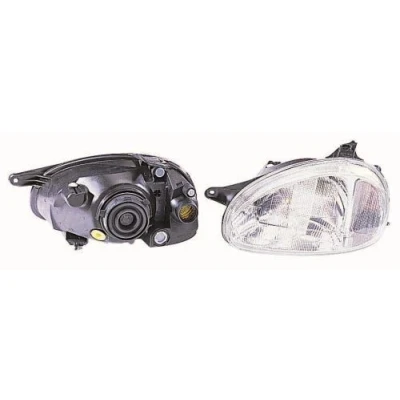 Afbeelding van ABAKUS 442 1102R LD EM Koplampen rechts H4 Zonder afregelmotor voor LWR P43t OPEL: Corsa B Hatchback, Van