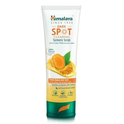 Afbeelding van Himalaya Dark Spot Clearing Curcuma Gezichtsscrub, peeling en verbetert de huidtextuur, 75 ml