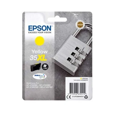 Afbeelding van Epson 35XL (T3594) Inktcartridge Geel Hoge capaciteit