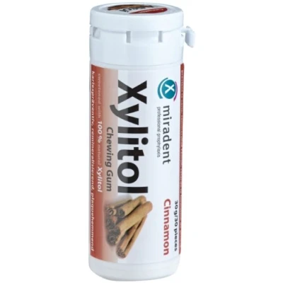 Image de Miradent Chewing Gum Xylitol Canelle S/sucre 30