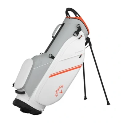 Afbeelding van Callaway Chase 4 Standbag 2025 Wit Zilver Oranje