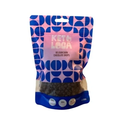 Afbeelding van KETO LOCA® Dark Belgian Chocolate Drops x 12 300g