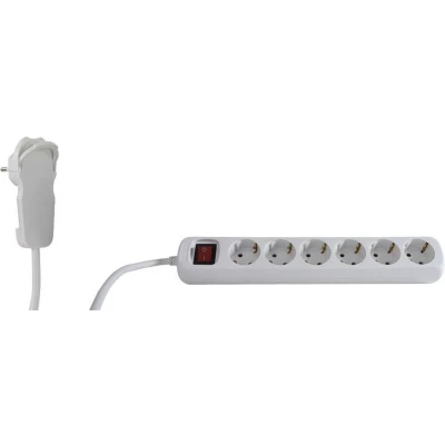 Afbeelding van REV 0016055114 Stroom Verlengkabel Wit 5.00 m H05VV F 3G 1,5 mm²