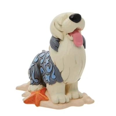 Afbeelding van Enesco Disney Traditions by Jim Shore miniatuurfiguur de kleine zeemeermin Max hond, 9,5 cm, meerkleurig