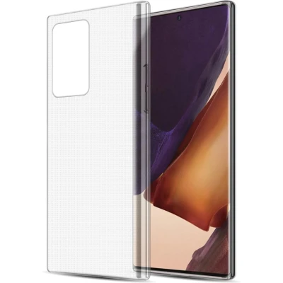 Afbeelding van Cadorabo Hoesje geschikt voor Samsung Galaxy NOTE 20 ULTRA in VOLLEDIG TRANSPARANT Beschermhoes gemaakt van flexibel TPU Silicone Case Cover