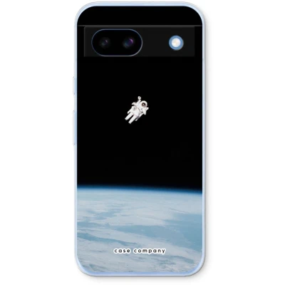Afbeelding van Case Company® hoesje geschikt voor Google Pixel 8a Alone in Space Soft Cover Telefoonhoesje Bescherming aan alle Kanten en Schermrand