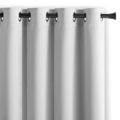 Afbeelding van AmeliaHome Blackout verduisteringsgordijn, 140 x 175 cm, wit, 1 stuk
