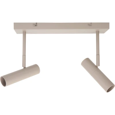 Afbeelding van Freelight Spot Undici 2 lichts L 35 cm beige