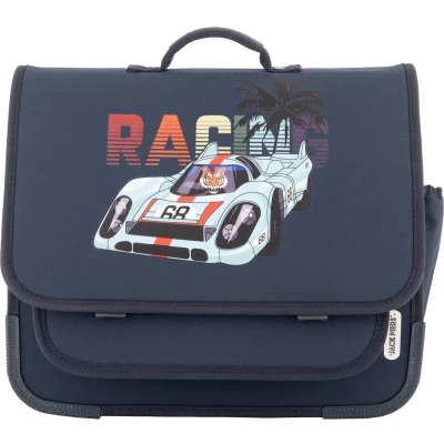 Afbeelding van Jack Piers Boekentas/Schoolbag Paris Large Race 32x15x38cm Blauw