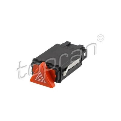 Afbeelding van TOPRAN 114 258 Waarschuwingsknipperlamp schakelaar 10 rechthoekig Instrumentenpaneel Met ingebouwd relais AUDI: A3 Hatchback
