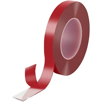Afbeelding van Poppstar Dubbelzijdige Tape (5 m x 19 mm 2 mm) Acryl Transparant