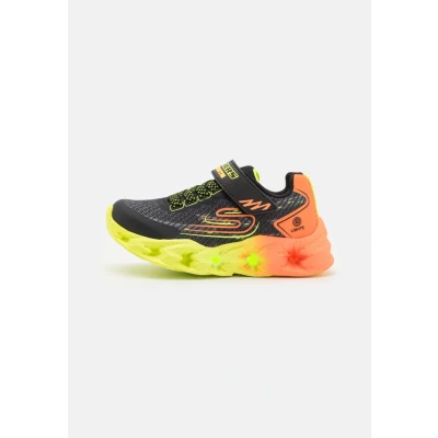 Afbeelding van Skechers Light UP Vortex 2.0 Sneakers laag voor kinderen, Maat: 33, Black/orange/yellow Kunststof