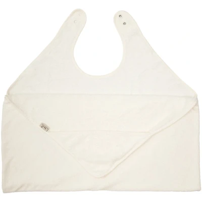 Afbeelding van Timboo Badcape Ouder/Baby Bamboo 98x104cm Daisy White