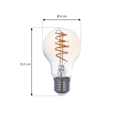 Afbeelding van LUUMR Slimme LED lamp A60 E27 amber 4.9W Tuya WLAN