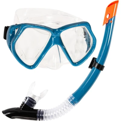 Afbeelding van Atlantis Andros Snorkelset Senior Petrol Blue Blauw Duikbrillen &amp; Snorkels