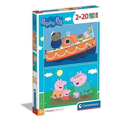 Afbeelding van Clementoni Puzzel Peppa Pig 2x20 Stukjes