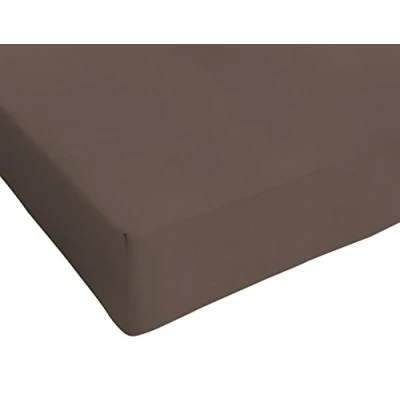 Afbeelding van Max color STMXMARRONE2P laken 25cm haak, 100% katoen, bruin, dubbel