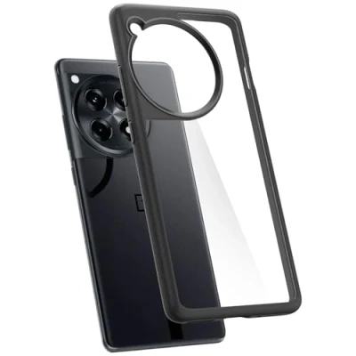 Afbeelding van Spigen Essential Sand Crystal beschermhoes compatibel met OnePlus 12R mat zwart