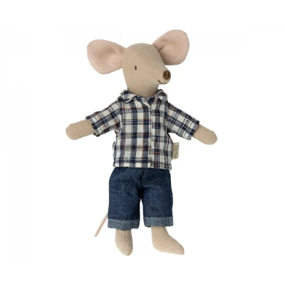 Afbeelding van Maileg poppenkleding vadermuis 2 delig
