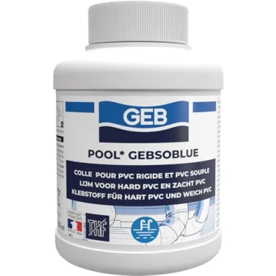 Afbeelding van GEB Gebsoblue Pvc lijm speciaal zwembad 250 ml