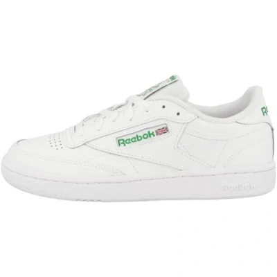 Afbeelding van Reebok Classic CLUB C 85 Sneakers laag, Dames, Maat: 38.5, Footwear white/green/gold metallic Leer