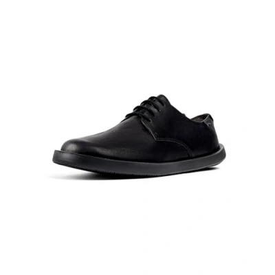 Afbeelding van Camper Wagon Sportieve veterschoenen, Heren, Maat: 39, Black Leer