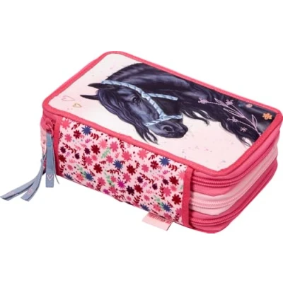 Image de Horse Friends Pencil case 3 compartments