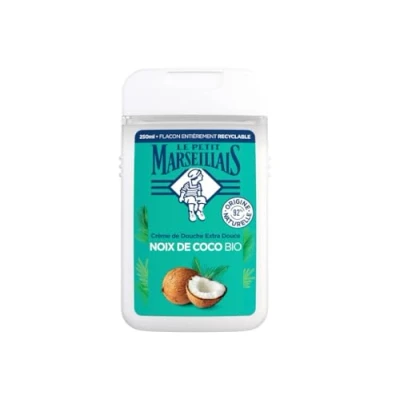 Afbeelding van Le Petit Marseillais Kokosnoot Biologische Extra Zachte Douchecrème 250 ml