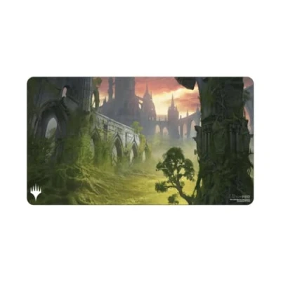 Afbeelding van Ultra PRO MTG Ravnica Remastered speelmat van The Gruul Clans, beschermt kaarten tijdens het spelen of reorganiseren Commander decks, perfect als muismat, bureaumat voor de