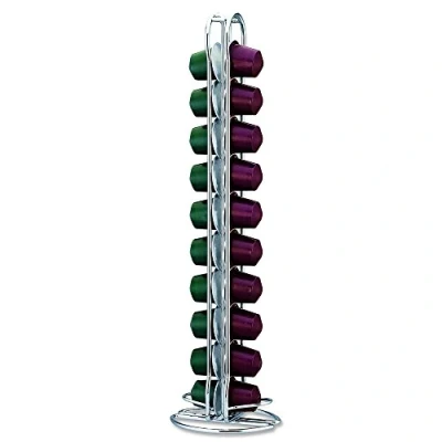 Image de Fackelmann 20992 distributeur fil métal pour porte capsules nespresso 20 2 colonnes