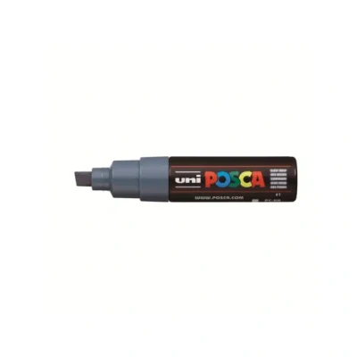 Afbeelding van uni ball Paint Marker op waterbasis Posca PC 8K leigrijs 6 stuks