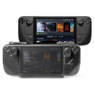 Image de tomtoc Armor Coque pour Steam Deck/Steam Deck OLED, Hard Coque, Étui de Transport Rigide et Protecteur, Anti vibration, rayures, Protection Qualité Militaire