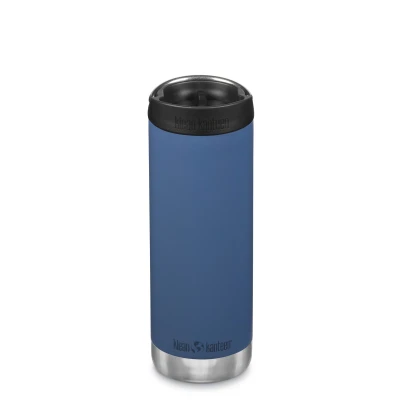 Afbeelding van Klean Kanteen TKWide thermosfles met koffiedop 473 ml donkerblauw