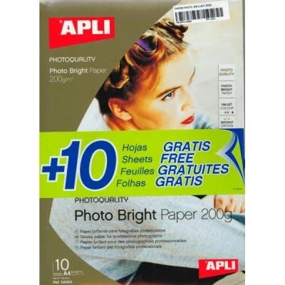 Afbeelding van Agipa Fotopapier helder, DIN A4, 240 g/m2, hoogglans (240 g/m², A4),