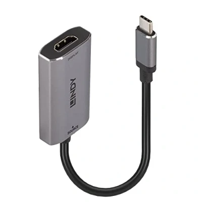 Afbeelding van LINDY USB C Adapter [1x stekker 1x HDMI bus] 43327