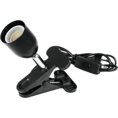 Afbeelding van Eurolite Klemlamp Spot (GU10) Schakelaar 60W Max 1.5m snoer Klemspotje