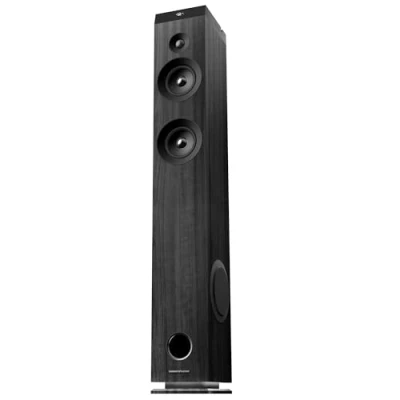 Afbeelding van Energy Sistem Tower 7 100 W draadloze soundtoren met omgevingslichtdisplay, USB/MicroSD, Bluetooth, FM zwart