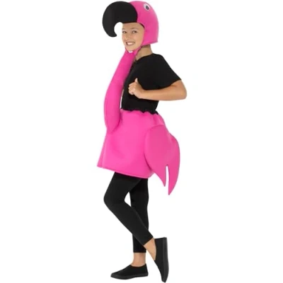 Afbeelding van SMIFFY&#039;S Roze flamingo vermomming voor kinderen