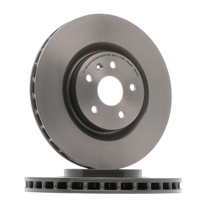 Afbeelding van BREMBO 09.8906.31 Remschijf 355 32 5 interne ventilatie Gecoat High carbon CHEVROLET: Camaro V Coupe