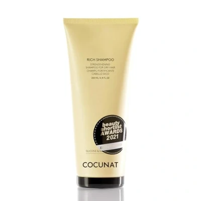 Afbeelding van COCUNAT Rijke shampoo droog, krullend, beschadigd of gekleurd haar Houdt vocht en revitaliseert de vezels Open punten zonder sulfaten siliconen Curly Methode 200 ml