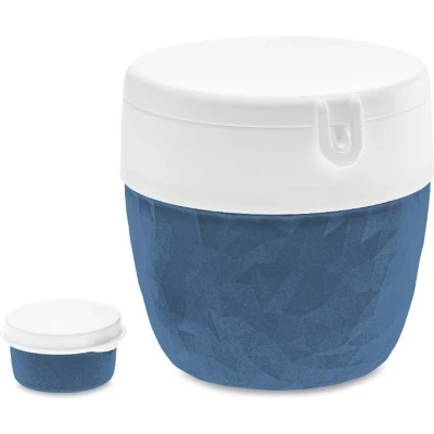 Afbeelding van bento box groot organic blad blauw koziol bentobox l