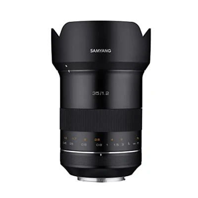 Afbeelding van Samyang XP 35mm F1.2 (Canon EF, Volledig formaat, APS C / DX), Objectief, Zwart