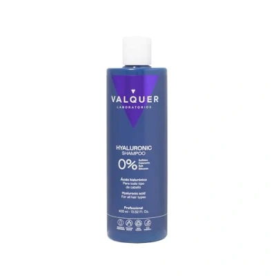 Afbeelding van Valquer hyaluronzuur shampoo. Extra hydratatie en vitaliteit. Voor alle haartypes. Zero% 400 ml