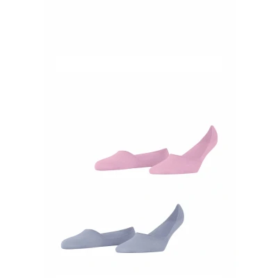 Afbeelding van Burlington Everyday 2PACK Enkelsokken, Dames, Maat: 35/36, Berry pool