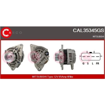 Afbeelding van CASCO CAL15496GS Dynamo / Alternator 12V 150A MERCEDES BENZ: E Class Saloon, C T modell, Saloon