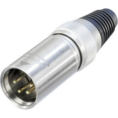 Afbeelding van Neutrik NC4MXHD XLR connector Stekker, recht Aantal polen: 4 Zilver 1 stuk(s)