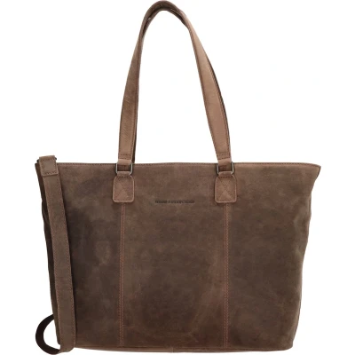 Afbeelding van Hide &amp; Stitches Idaho Ripple Handtas donkerbruin